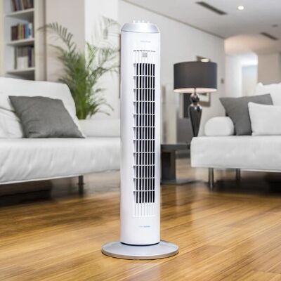 Cecotec EnergySilence 8090 Skyline - Bianco - Ventilatore torre per uso domestico Cecotec EnergySilence 8090 Skyline - Bianco - Ventilatore torre per uso domestico