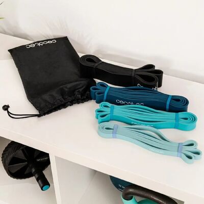 Cecotec Power Band Set - Resistance Levels 15-60kg Exercise Bands Cecotec Power Band Set - Resistance Levels 15-60kg Exercise Bands
