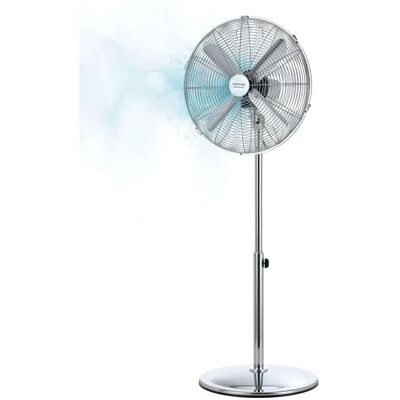 Ventilador Cecotec EnergySilence 620 Retrostyle - 50W, Cromado, 16 pulgadas, 3 velocidades Ventilador Cecotec EnergySilence 620 Retrostyle - 50W, Cromado, 16 pulgadas, 3 velocidades