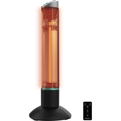 Cecotec Readywarm 1000 Power Tower Grzejnik - Zewnątrz, 2 Poziomy, halogen Cecotec Readywarm 1000 Power Tower Grzejnik - Zewnątrz, 2 Poziomy, halogen