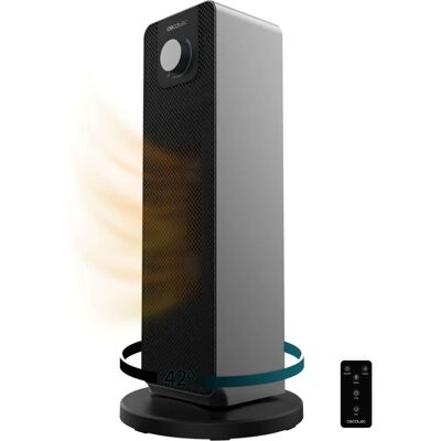 Calentador de ventilador portátil Cecotec ReadyWarm 2000 Max Cerámico - 2000W, oscilación, termostato ajustable Calentador de ventilador portátil Cecotec ReadyWarm 2000 Max Cerámico - 2000W, oscilación, termostato ajustable