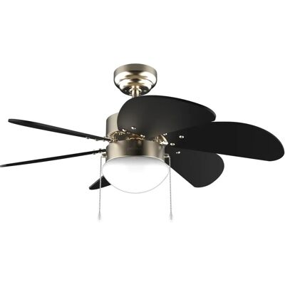 Cecotec EnergySilence Aero 365 Gold&Wood - 50 W, 36 inch, Geel - Plafondventilator Cecotec EnergySilence Aero 365 Gold&Wood - 50 W, 36 inch, Geel - Plafondventilator