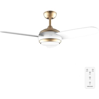 Ventilador de Techo Cecotec - EnergySilence Aero 4265 OroBlanco - 42" 3 Velocidades LED Ventilador de Techo Cecotec - EnergySilence Aero 4265 OroBlanco - 42" 3 Velocidades LED