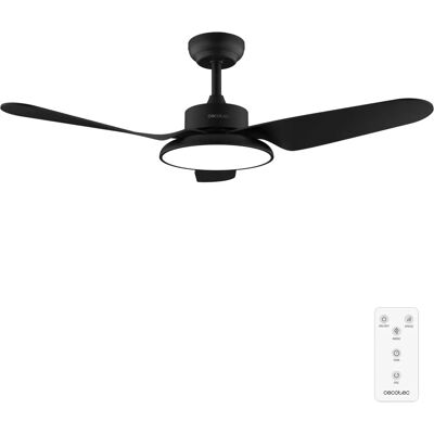 Ventilador de Techo CECOTEC EnergySilence Aero 5200 - Negro, 109cm con Luz Ventilador de Techo CECOTEC EnergySilence Aero 5200 - Negro, 109cm con Luz
