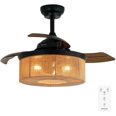 Ventilateur de plafond Cecotec EnergySilence Aero 3600 - Style Naturel, 25W, 6 Vitesses Ventilateur de plafond Cecotec EnergySilence Aero 3600 - Style Naturel, 25W, 6 Vitesses