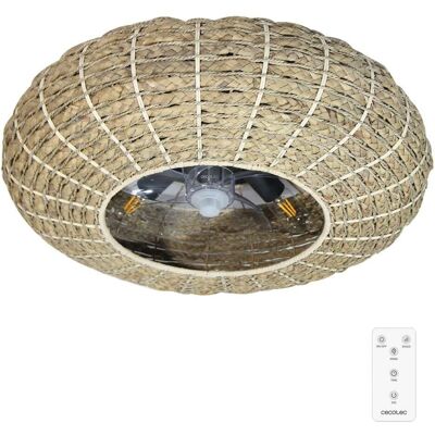 Cecotec Aero 650 Rotin Ventilateur de plafond - 3 Vitesses, Lampe LED Cecotec Aero 650 Rotin Ventilateur de plafond - 3 Vitesses, Lampe LED