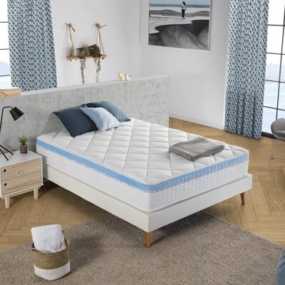 Matelas Viscoélastique Gel-Active 140x200cm - Fermeté Moyenne - Publicité Matelas Viscoélastique Gel-Active 140x200cm - Fermeté Moyenne - Publicité