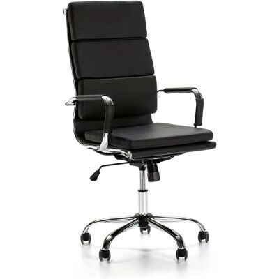 VS VENTA-STOCK Silla de Oficina Morgan Negra - Diseño Ergonómico VS VENTA-STOCK Silla de Oficina Morgan Negra - Diseño Ergonómico