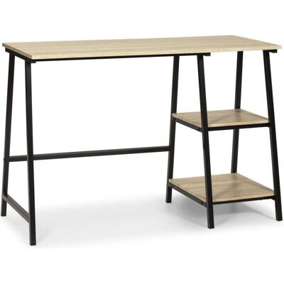 Vs Venta-Stock Moderner Industrieller Schreibtisch mit Regalen Vs Venta-Stock Moderner Industrieller Schreibtisch mit Regalen