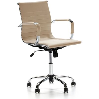 Somos Venta Online SL Chaise de Bureau Taupe - Reclinable, Hauteur Réglable - Publicité Somos Venta Online SL Chaise de Bureau Taupe - Reclinable, Hauteur Réglable - Publicité