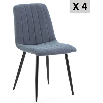 VS Vente-Stock - Chaises Empilables Sagi Bleues - Mobilier - Publicité VS Vente-Stock - Chaises Empilables Sagi Bleues - Mobilier - Publicité