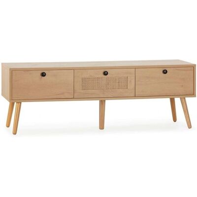 Mueble TV Bella 3 Puertas Estilo Rústico Modern Mueble TV Bella 3 Puertas Estilo Rústico Modern