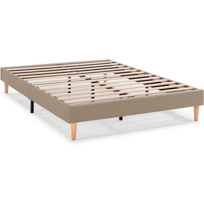 Base tapizada Aura - 160x200cm - Beige Base tapizada Aura - 160x200cm - Beige