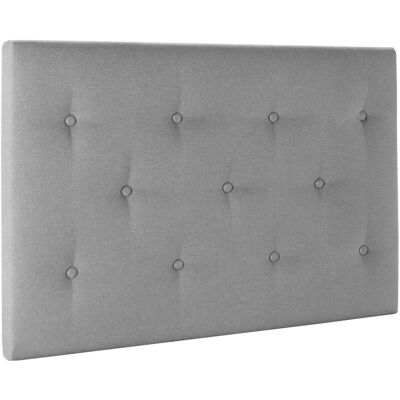 Vs Venta-stock - Cabecero tapizado Turin 90x60 cm Gris Claro Vs Venta-stock - Cabecero tapizado Turin 90x60 cm Gris Claro