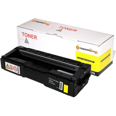 Cartucho de toner amarelo Ricoh Aficio SP-C250/SP-C260/SP-C261 - Compatível Cartucho de toner amarelo Ricoh Aficio SP-C250/SP-C260/SP-C261 - Compatível