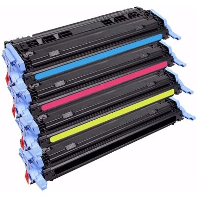 Paquete compatible HP Canon 4 cartuchos de tóner - Negro Paquete compatible HP Canon 4 cartuchos de tóner - Negro