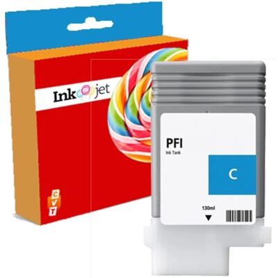 Cartouche d'encre Cyan Canon PFI120 - Encre compatible de haute qualité pour Canon - Publicité Cartouche d'encre Cyan Canon PFI120 - Encre compatible de haute qualité pour Canon - Publicité