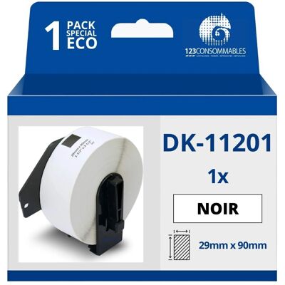 Brother DK11201 - Etichette indirizzo - 29x90 mm - 400 pezzi Brother DK11201 - Etichette indirizzo - 29x90 mm - 400 pezzi