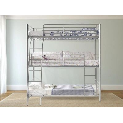 Cama triple metálica Befara - Diseño que ahorra espacio Cama triple metálica Befara - Diseño que ahorra espacio