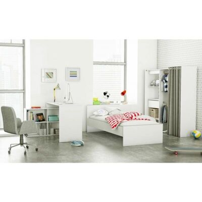 Escritorio DEMEYERE - Ahorro de espacio - Superficie en melamina resistente Escritorio DEMEYERE - Ahorro de espacio - Superficie en melamina resistente