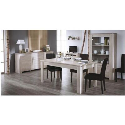Mesa de comedor rectangular DEMEYERE - Melamina de alta densidad - Para 8 Mesa de comedor rectangular DEMEYERE - Melamina de alta densidad - Para 8