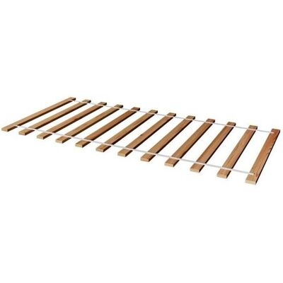Marco de cama plegable de madera maciza BEFARA - Para camas 90x190/200 cm Marco de cama plegable de madera maciza BEFARA - Para camas 90x190/200 cm