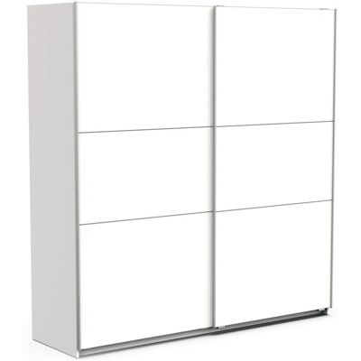 BEFARA Armario Adapta - Blanco - 200 cm - Diseño ahorra espacio BEFARA Armario Adapta - Blanco - 200 cm - Diseño ahorra espacio