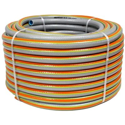 GARDENEAS Modelo 2025 Manguera de Jardín - PVC 5 capas, 50m, 15mm GARDENEAS Modelo 2025 Manguera de Jardín - PVC 5 capas, 50m, 15mm