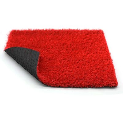 Césped Artificial Rojo 20mm Bonerva - Rollo 2x10m - Bajo Mantenimiento Césped Artificial Rojo 20mm Bonerva - Rollo 2x10m - Bajo Mantenimiento