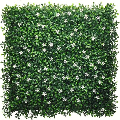 Bonerva - Jardín Vertical Jazmín Artificial 50x50cm - Interior/Exterior Bonerva - Jardín Vertical Jazmín Artificial 50x50cm - Interior/Exterior