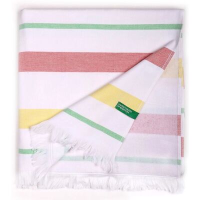 Benetton Hammam 80x165cm 350gsm Algodón Arcoíris - Toalla Benetton Hammam 80x165cm 350gsm Algodón Arcoíris - Toalla