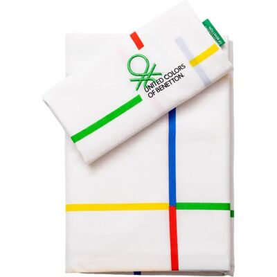 Conjunto de Cama Rainbow Benetton - Tipo de Cama Conjunto de Cama Rainbow Benetton - Tipo de Cama