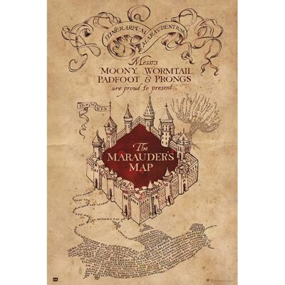 Póster Mapa del Merodeador Harry Potter - 91,5x61cm Póster Mapa del Merodeador Harry Potter - 91,5x61cm