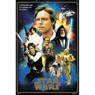 Grupo Erik Star Wars 40e Verjaardags Poster - Helden 91.5x61 cm Grupo Erik Star Wars 40e Verjaardags Poster - Helden 91.5x61 cm