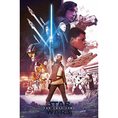 Grupo Erik Star Wars: VIII Spada Laser Blu Poster 61x91.5cm - Poster Grupo Erik Star Wars: VIII Spada Laser Blu Poster 61x91.5cm - Poster