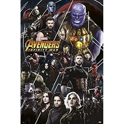 Affiche officielle Vengeurs Infinity War 2 - 61x91.5cm Affiche officielle Vengeurs Infinity War 2 - 61x91.5cm