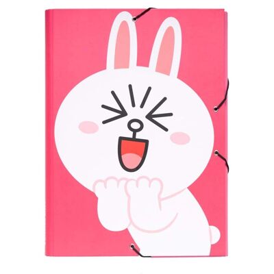 Line Friends - Dossier Cony - Organisateur de documents A4 - Publicité Line Friends - Dossier Cony - Organisateur de documents A4 - Publicité