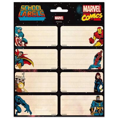 Étiquettes Adhésives Marvel Comics Avengers - Labels - Publicité Étiquettes Adhésives Marvel Comics Avengers - Labels - Publicité