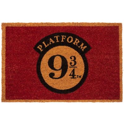 Harry Potter Doormat - Platform 9 3/4 - Red/Black - Non-slip, 40x60 cm Harry Potter Doormat - Platform 9 3/4 - Red/Black - Non-slip, 40x60 cm