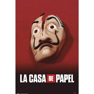 La Casa di Carta: Maschera Poster - 92x61cm - Tappezzeria murale La Casa di Carta: Maschera Poster - 92x61cm - Tappezzeria murale