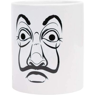 Grupo Erik La Casa De Papel Mug - 300ml Ceramic White/Black - Mug Grupo Erik La Casa De Papel Mug - 300ml Ceramic White/Black - Mug