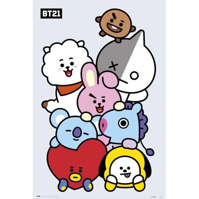 Affiche BT21 de Grupo Erik - 61x91,5cm Affiche BT21 de Grupo Erik - 61x91,5cm