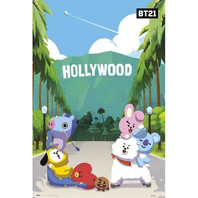 Poster BT21 Koja, Van, RJ, Shooky, Mang, Chimmy, Tata & Cooky - 91,5 x 61cm Poster BT21 Koja, Van, RJ, Shooky, Mang, Chimmy, Tata & Cooky - 91,5 x 61cm