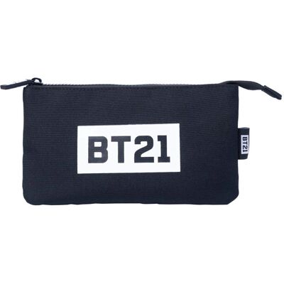 Étui BT21 de Line Friends - Plusieurs compartiments - Publicité Étui BT21 de Line Friends - Plusieurs compartiments - Publicité