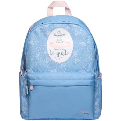 Amélie Rucksack - Blau, Verstellbare Gurte Amélie Rucksack - Blau, Verstellbare Gurte