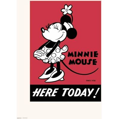 Disney Minnie 90 Poster - 30x40 cm Disney Minnie 90 Poster - 30x40 cm