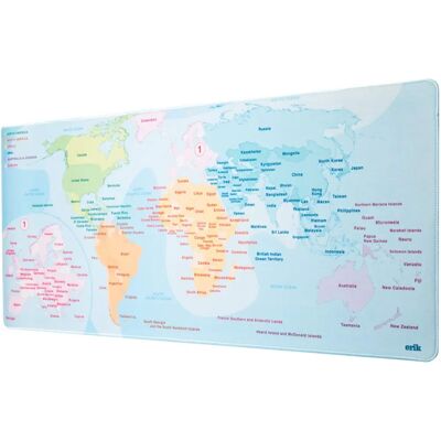 Close Up Wereldkaart Gaming Mat Model GE010 - Muismat voor toetsenbord Close Up Wereldkaart Gaming Mat Model GE010 - Muismat voor toetsenbord