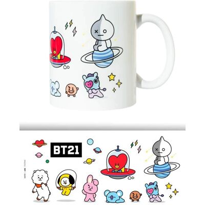 Mug BT21 Personnages - Céramique 330Ml - Publicité Mug BT21 Personnages - Céramique 330Ml - Publicité