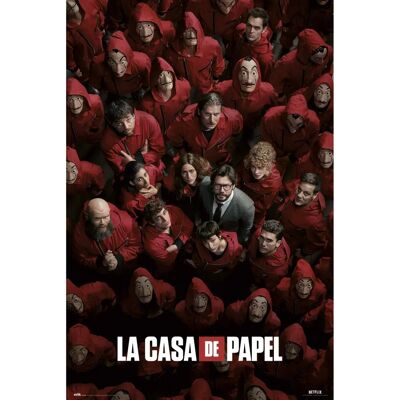 Plakat La Casa De Papel - 91,5x61 cm - Oficjalny Plakat La Casa De Papel - 91,5x61 cm - Oficjalny