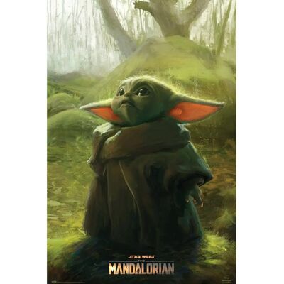 Poster Star Wars The Mandalorian Grogu 61x91,5cm Poster Star Wars The Mandalorian Grogu 61x91,5cm